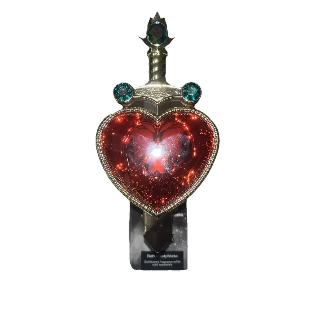 Bath & Body Works Disney Evil Queen Poison Heart Wallflower Plug Light Up New - Picture 3 of 7